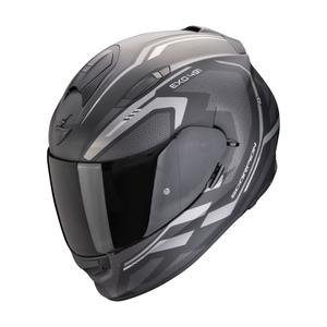 Integrální helma na motorku Scorpion EXO-491 KRIPTA matná černo-stříbrná