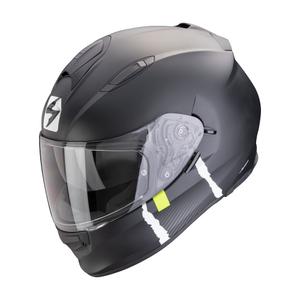 Integrální helma na motorku Scorpion EXO-491 CODE matná černo-stříbrná
