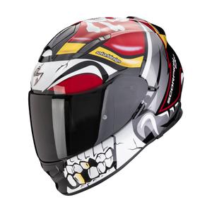 Integrální helma na motorku Scorpion EXO-491 PIRATE červená