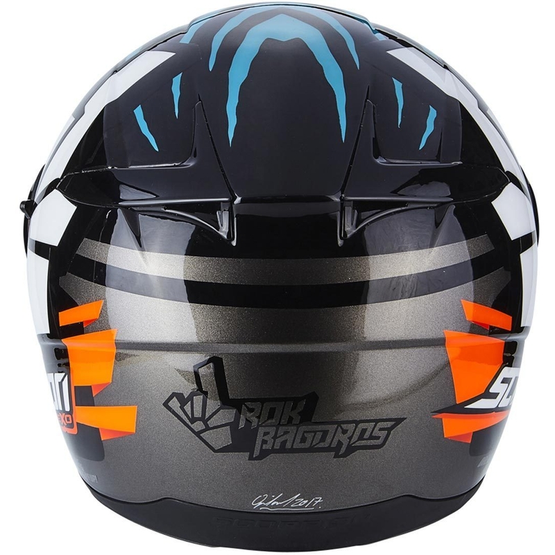 Integralny kask motocyklowy Scorpion EXO-490 Replica Rok Bagoros wyprzedaż
