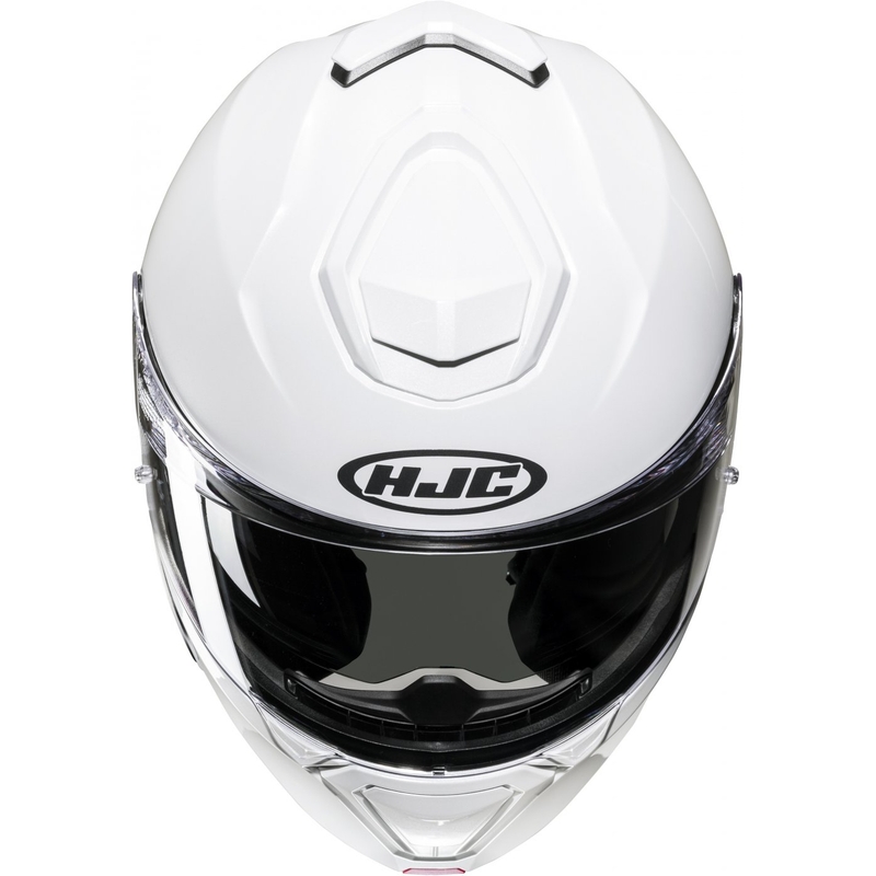Kask motocyklowy składany HJC i91 Solidny, perłowo-biały