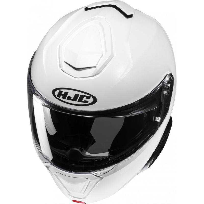 Kask motocyklowy składany HJC i91 Solidny, perłowo-biały