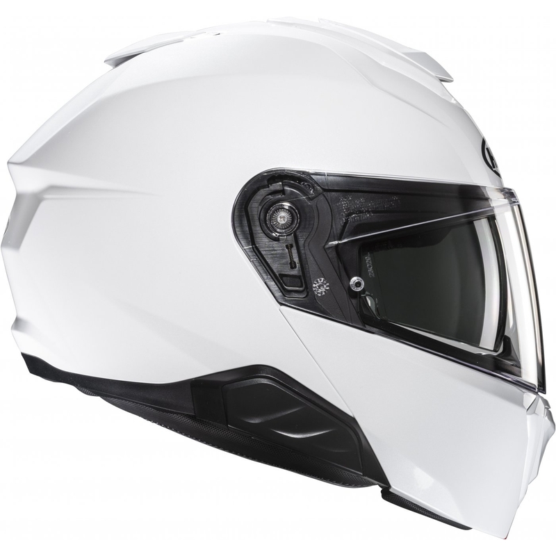 Kask motocyklowy składany HJC i91 Solidny, perłowo-biały