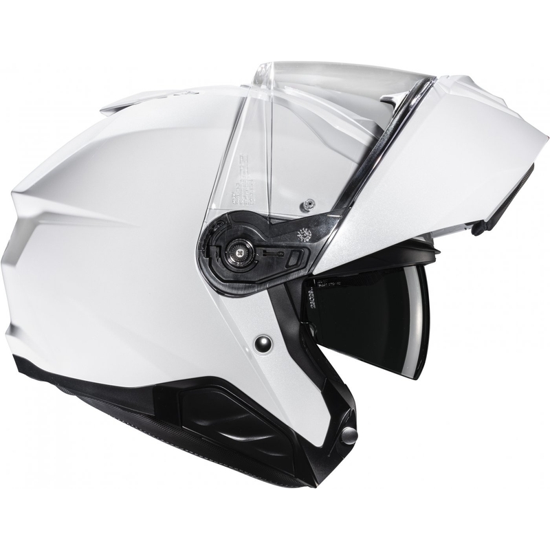 Kask motocyklowy składany HJC i91 Solidny, perłowo-biały