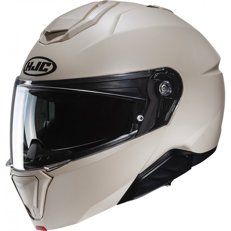 Kask motocyklowy składany HJC i91 Jednolity beż
