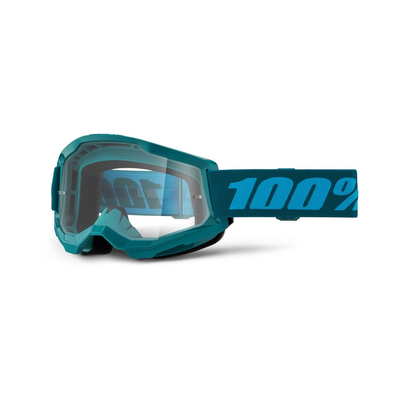 Gogle motocrossowe STRATA 2 New Stone blue (przezroczyste pleksi)