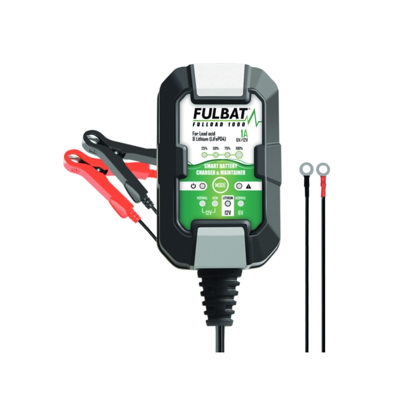 Battery charger FULBAT FULLOAD 1000 6/12V 1A (10 pcs) (suitable also for Lithium)