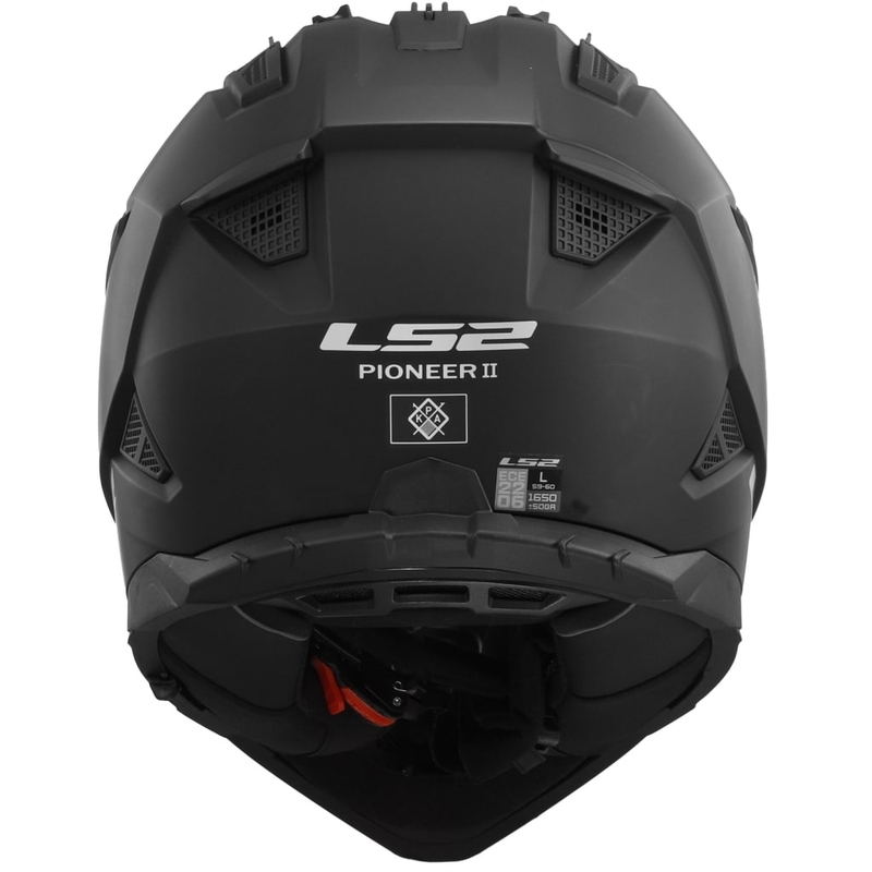 Kask motocyklowy enduro LS2 MX702 PIONEER II matowy czarny