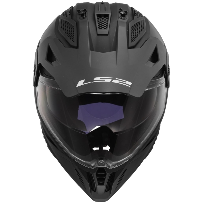 Kask motocyklowy enduro LS2 MX702 PIONEER II matowy czarny