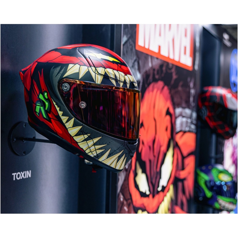 Integrální přilba na motorku HJC RPHA 1 Toxin Marvel MC1SF červeno-šedo-zelená wyprzedaż