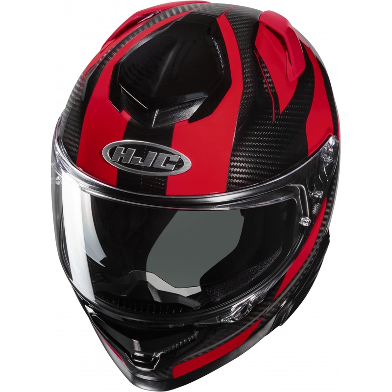 Integralny kask motocyklowy HJC RPHA 71 Carbon Hamil MC1 czarno-czerwony