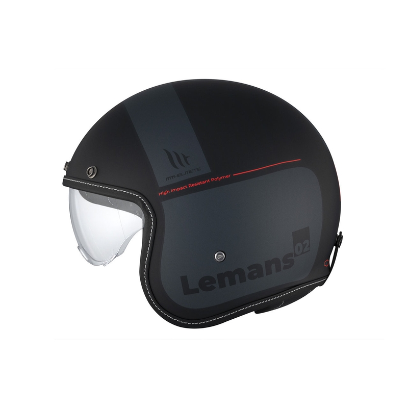 Kask motocyklowy otwarty MT Le Mans 2 SV Quality B2 w kolorze czarnym matowym wyprzedaż