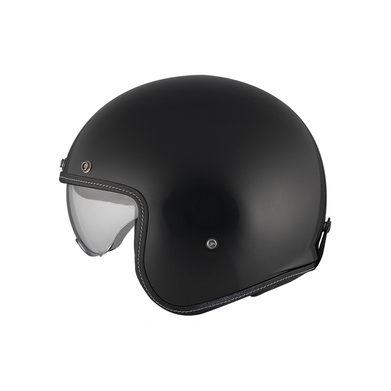 Kask motocyklowy otwarty MT Le Mans 2 SV S SOLID A1 w kolorze czarnym błyszczącym