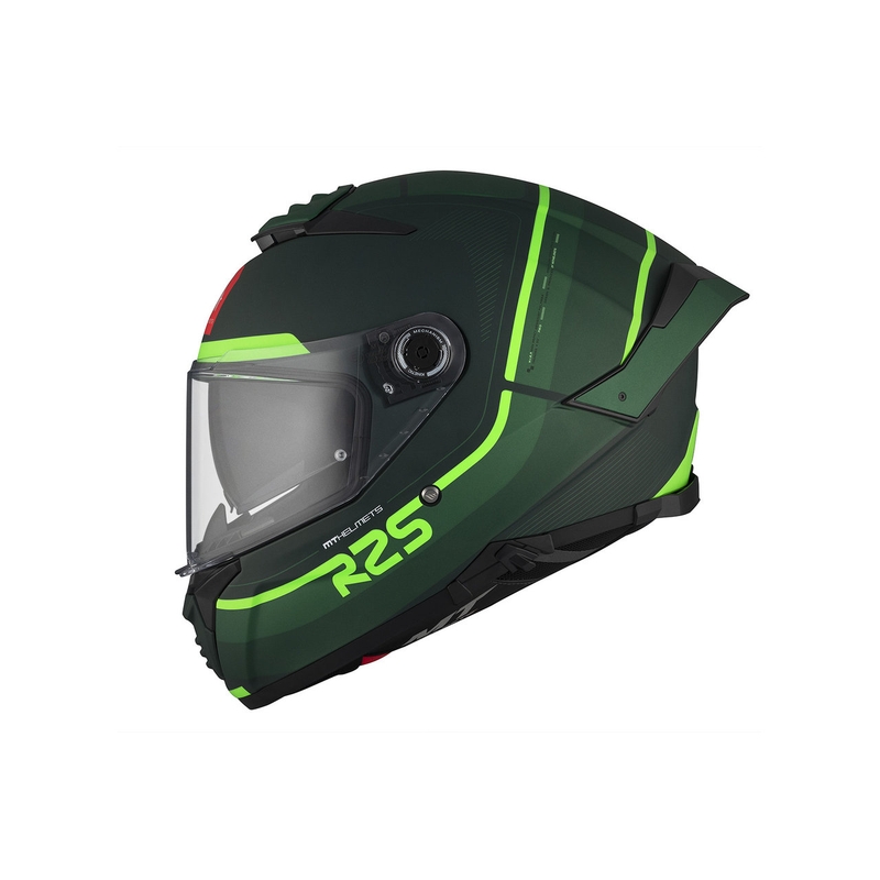 Zintegrowany kask motocyklowy MT THUNDER 4 SV R25 B2 zielony matowy