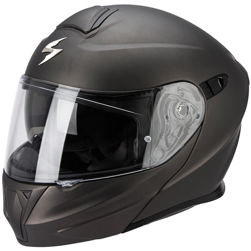 Szczękowy kask motocyklowy Scorpion EXO-920 antracytowy matowy wyprzedaż