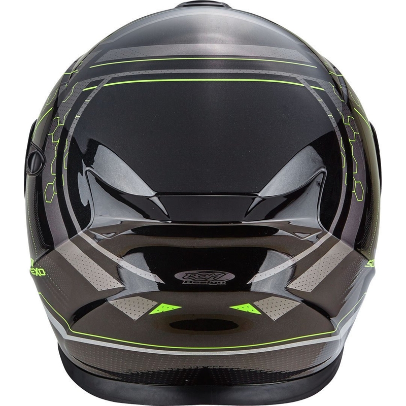 Szczękowy kask motocyklowy Scorpion EXO-920 Satellite czarny-fluo żółty wyprzedaż
