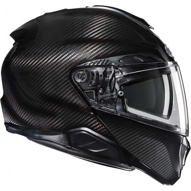 Kask motocyklowy typu flip-up HJC RPHA 91 CARBON czarny