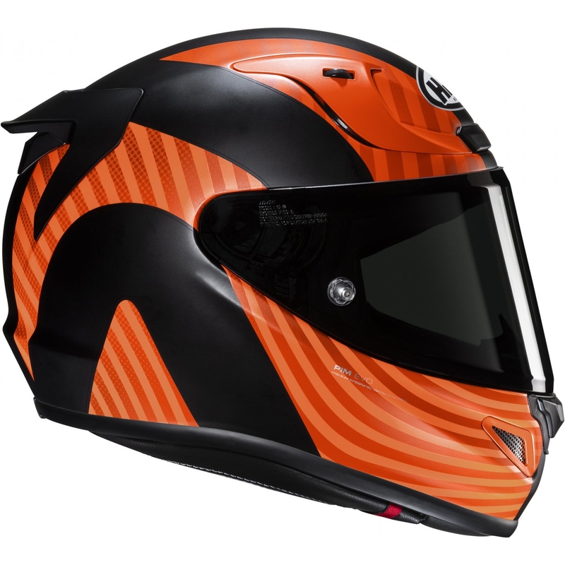 Integrální přilba na motorku HJC RPHA 12 Ottin MC47SF černo-oranžovo-zelená