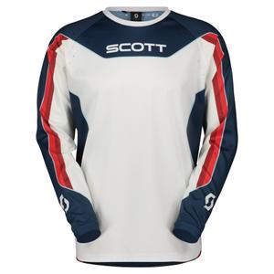 Koszulka motocrossowa Scott EVO DIRT czerwono-biała