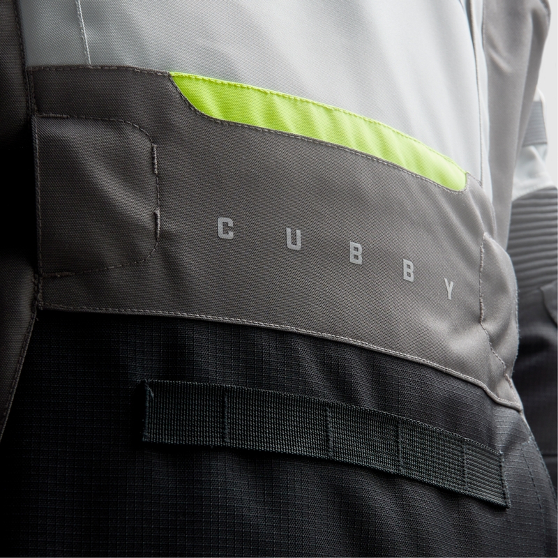 Kurtka motocyklowa Rebelhorn Cubby V czarno-szaro-fluo-żółta
