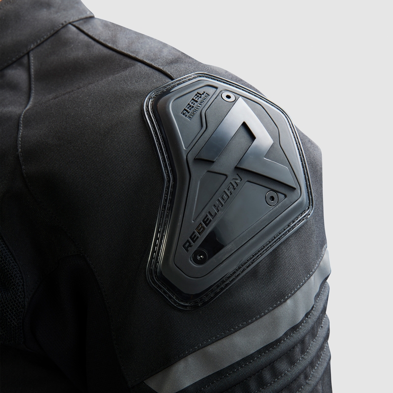 Czarna kurtka motocyklowa Rebelhorn Vandal Mesh