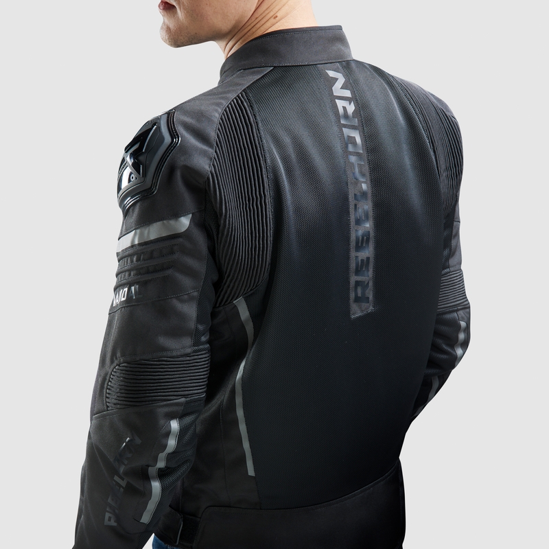 Czarna kurtka motocyklowa Rebelhorn Vandal Mesh