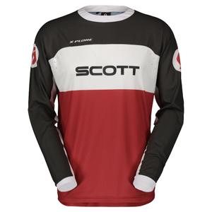 Motokrosový dres Scott X-PLORE SWAP červeno-černý