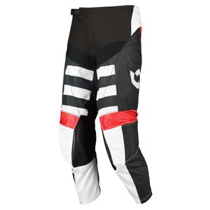 Spodnie motocrossowe Scott EVO RACE biało-czerwone