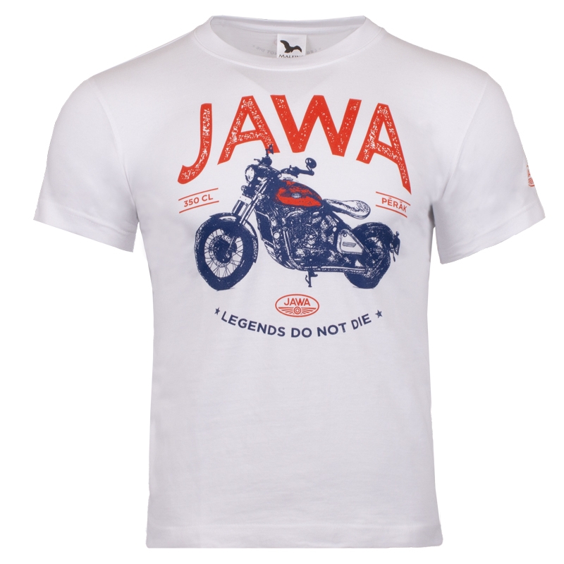 Tričko Jawa Legenda bílé