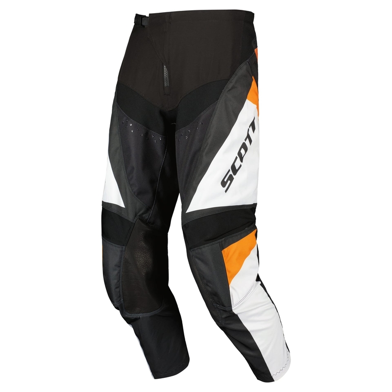Spodnie motocrossowe Scott EVO TRACK czarno-pomarańczowe
