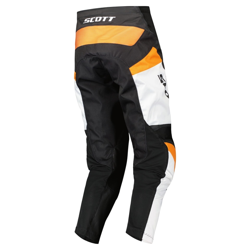 Spodnie motocrossowe Scott EVO TRACK czarno-pomarańczowe