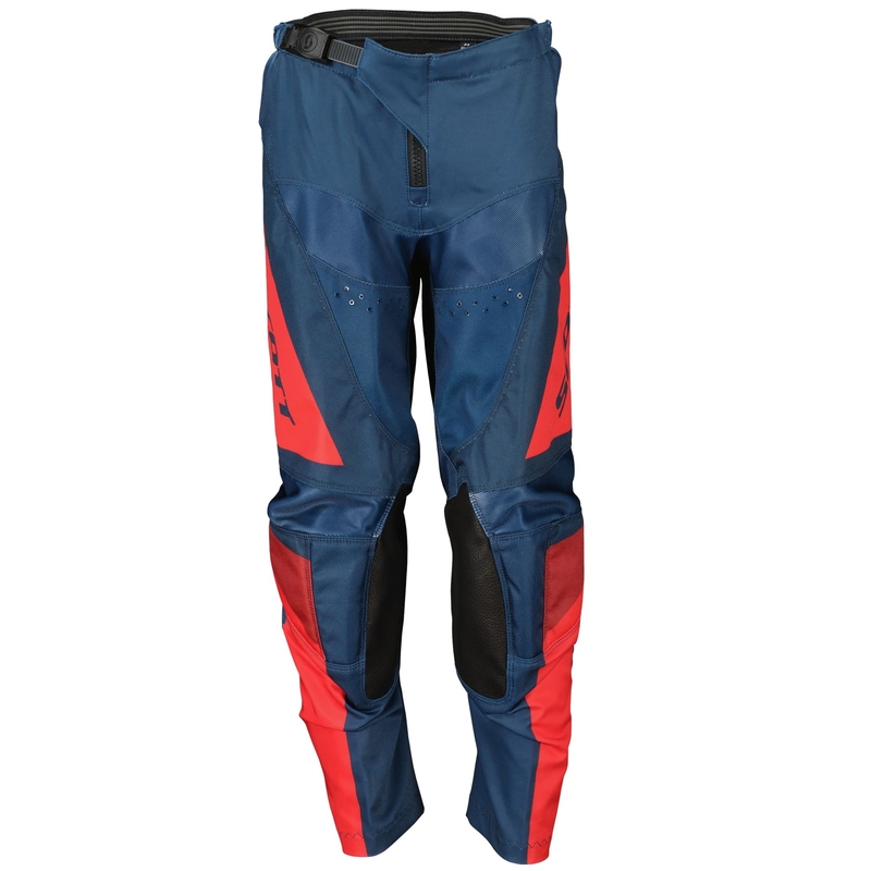 Dziecięce spodnie motocrossowe Scott EVO TRACK niebiesko-czerwone