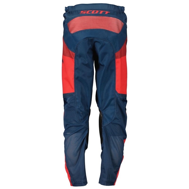 Dziecięce spodnie motocrossowe Scott EVO TRACK niebiesko-czerwone
