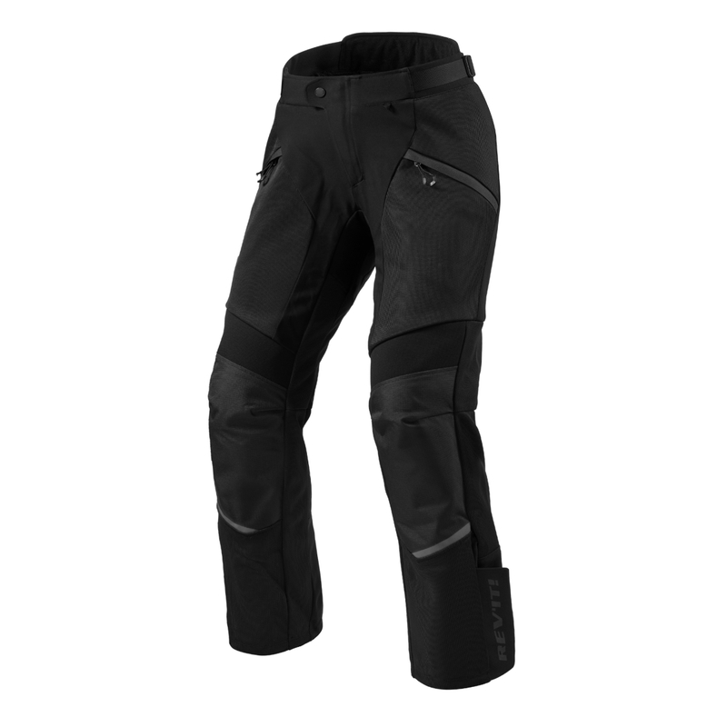 Damskie przycięte spodnie motocyklowe Revit Airwawe 4 Black
