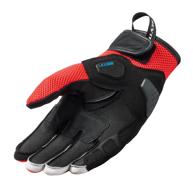 Rękawice motocyklowe Revit Ritmo black-fluo red