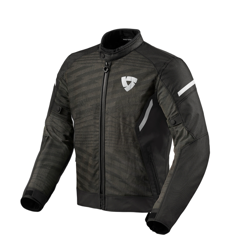 Bunda na motorku Revit Torque 2 H2O černo-bílá