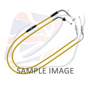 Throttle cables (pair) Venhill K02-4-108-YE featherlight yellow