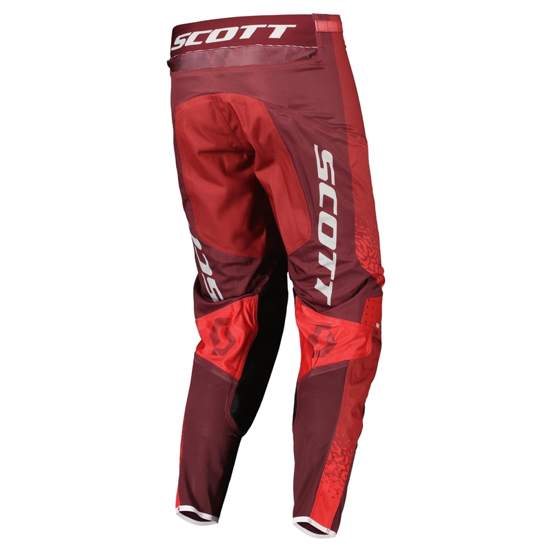Spodnie motocrossowe Scott PODIUM PRO czerwono-szare