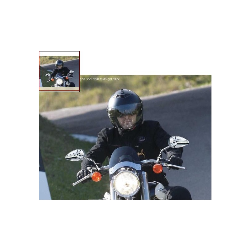 Motocykl uniwersalne lusterka Chrome