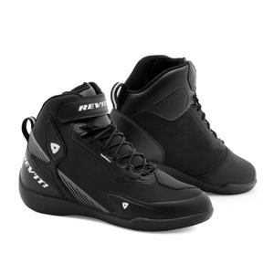 Damskie czarno-białe buty motocyklowe Revit G-Force H2O