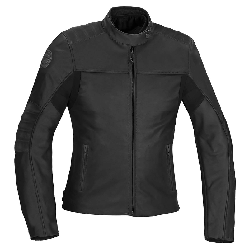 Damska skórzana kurtka motocyklowa SEVENTY DEGREES SD-JL3 czarna