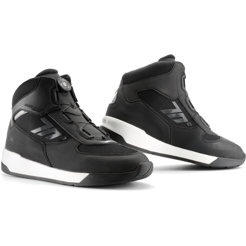 Buty motocyklowe SEVENTY DEGREES SD-BC10 czarno-szare wyprzedaż