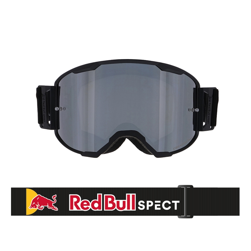 Gogle motocrossowe Red Bull Spect STRIVE S czarne z przyciemnianymi szybkami