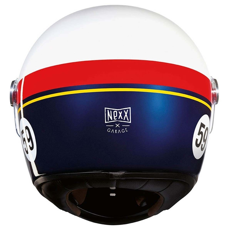 Integralny kask motocyklowy Nexx X.G100R biało-czerwono-niebieski wyprzedaż