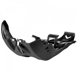 Skid plate POLISPORT PERFORMANCE 8469100004 with link protector Black