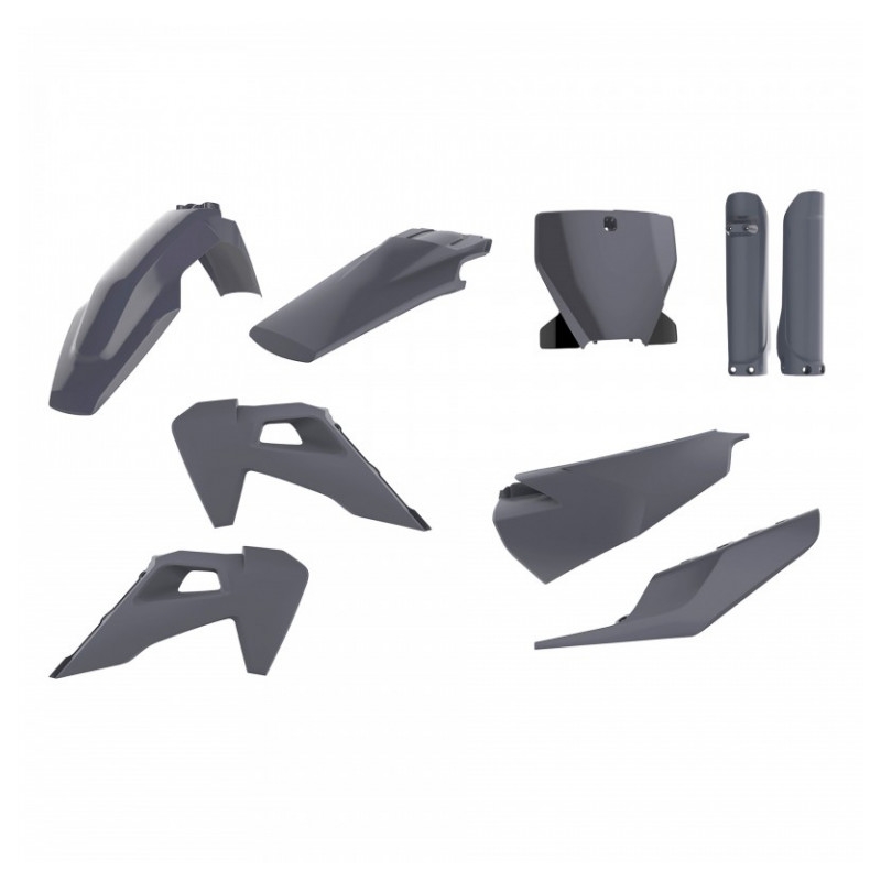 Plastic body kit POLISPORT enduro Nardo grey