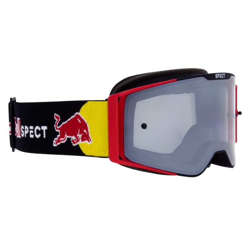 Gogle motocrossowe Red Bull Spect TORP czarno-czerwone z przyciemnianymi szybkami