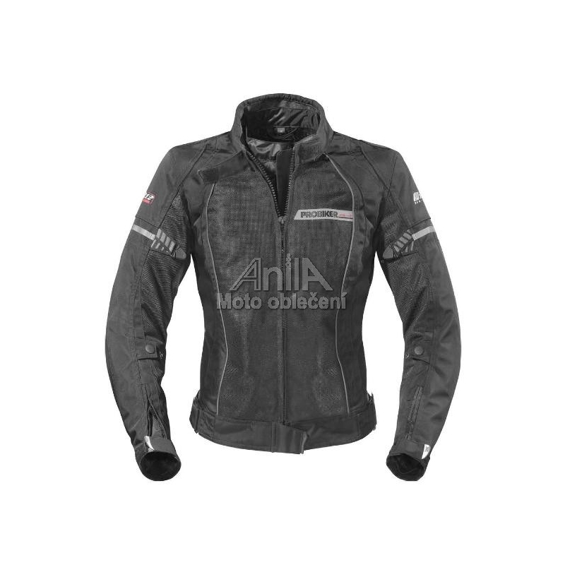 Motocyklowe damskie kurtki PROBIKER PR-12 czarny