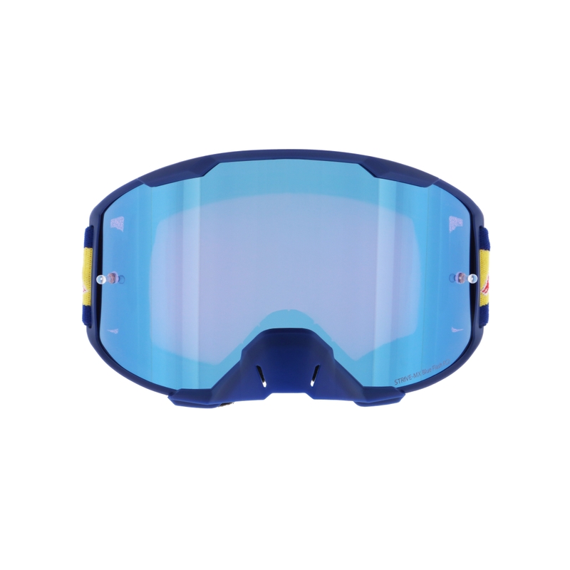 Gogle motocrossowe Red Bull Spect STRIVE S niebieskie z niebieskimi soczewkami