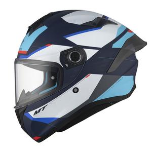 Integrální helma na motorku MT TARGO S KAY C7 matná modro-bílá